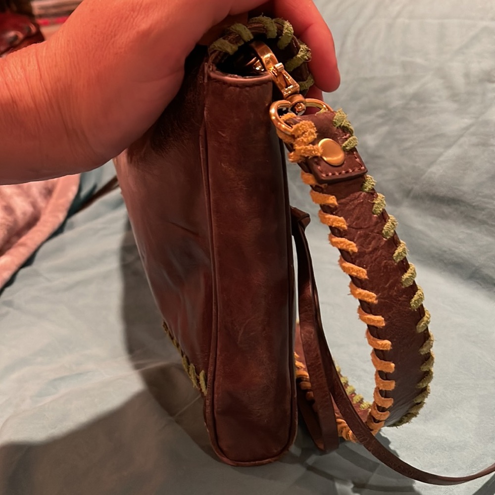 👜 LOOP NYC BOHO LEATHER BAG PURSE HOBO SATCHEL 👜 NWOT - Picture 5 of 10